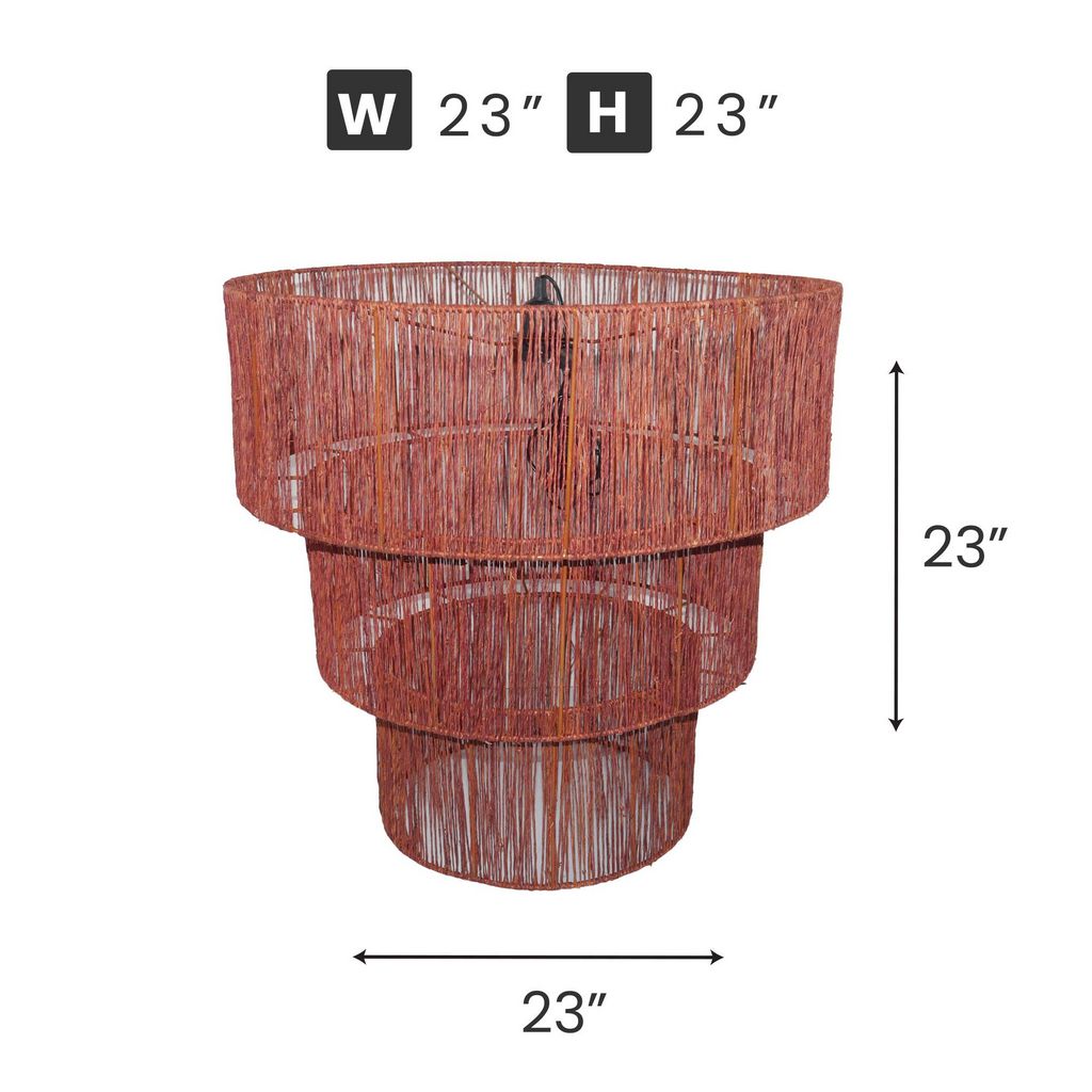 WL454 BROWN CEILING MOUNT