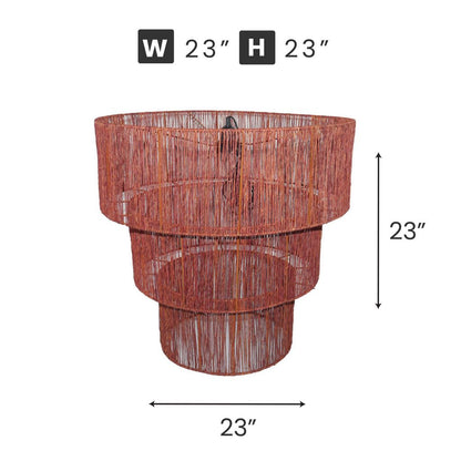 WL454 BROWN CEILING MOUNT