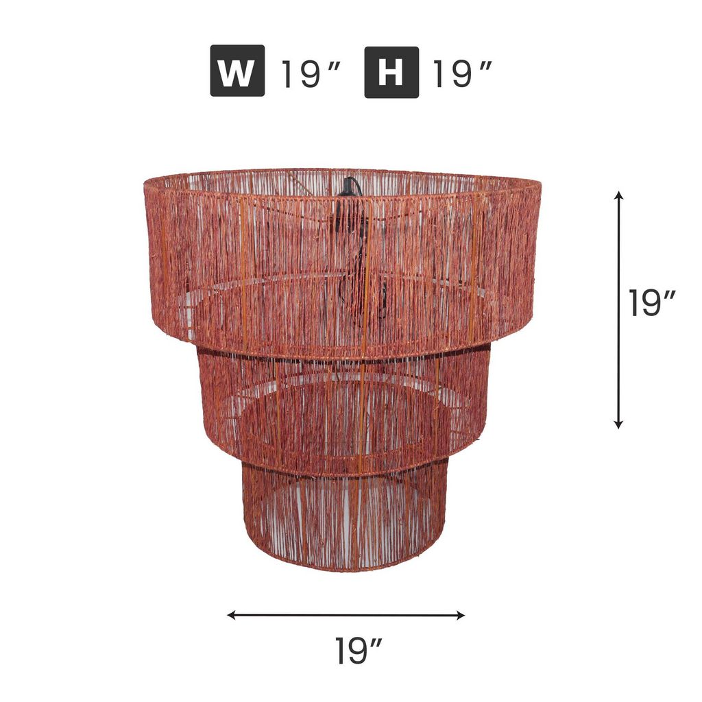 WL455 BROWN CEILING MOUNT