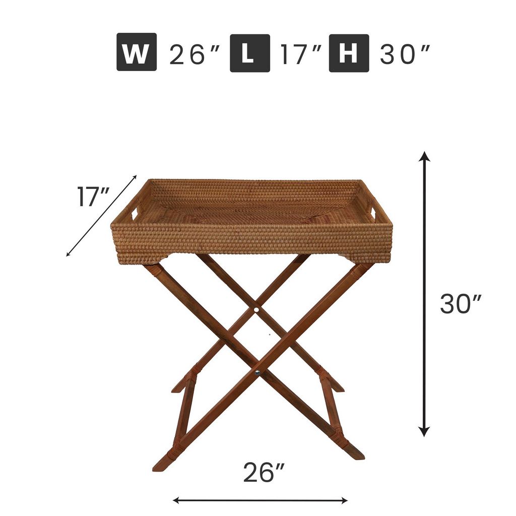 WTB451 NATURAL NESTING TABLE