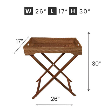 WTB451 NATURAL NESTING TABLE