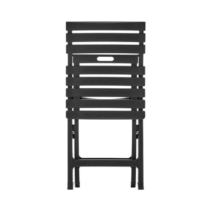 CH419-4 BLACK FOLDING CHAIRS