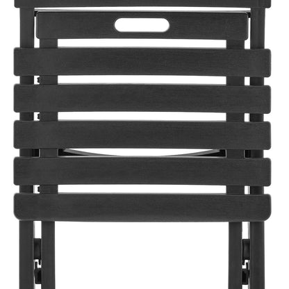 CH419-4 BLACK FOLDING CHAIRS