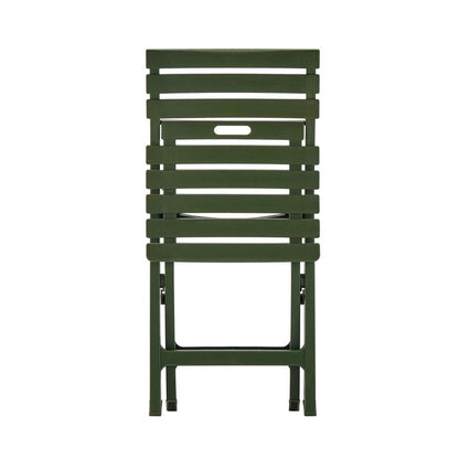 CH419-4 AVOCADO GREEN FOLDING CHAIRS PATIO