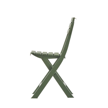 CH419-4 AVOCADO GREEN FOLDING CHAIRS PATIO