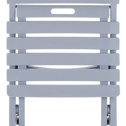 CH419-4 LIGHT GRAY FOLDING CHAIRS