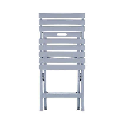 CH419-4 LIGHT GRAY FOLDING CHAIRS