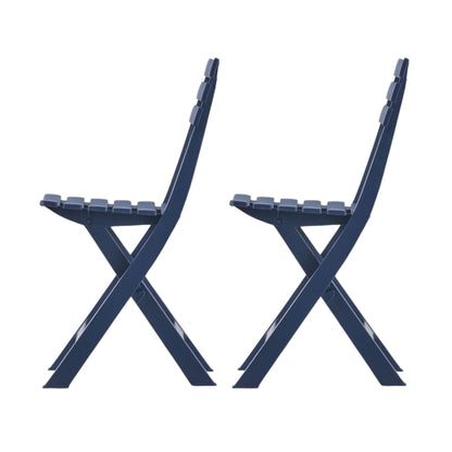 CH423-2 INDIGO BLUE FOLDING CHAIRS PATIO