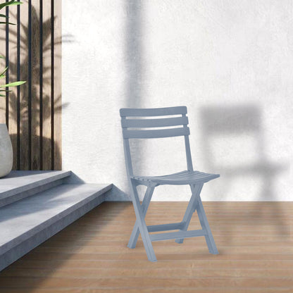 CH423-2 LIGHT GRAY FOLDING CHAIRS PATIO
