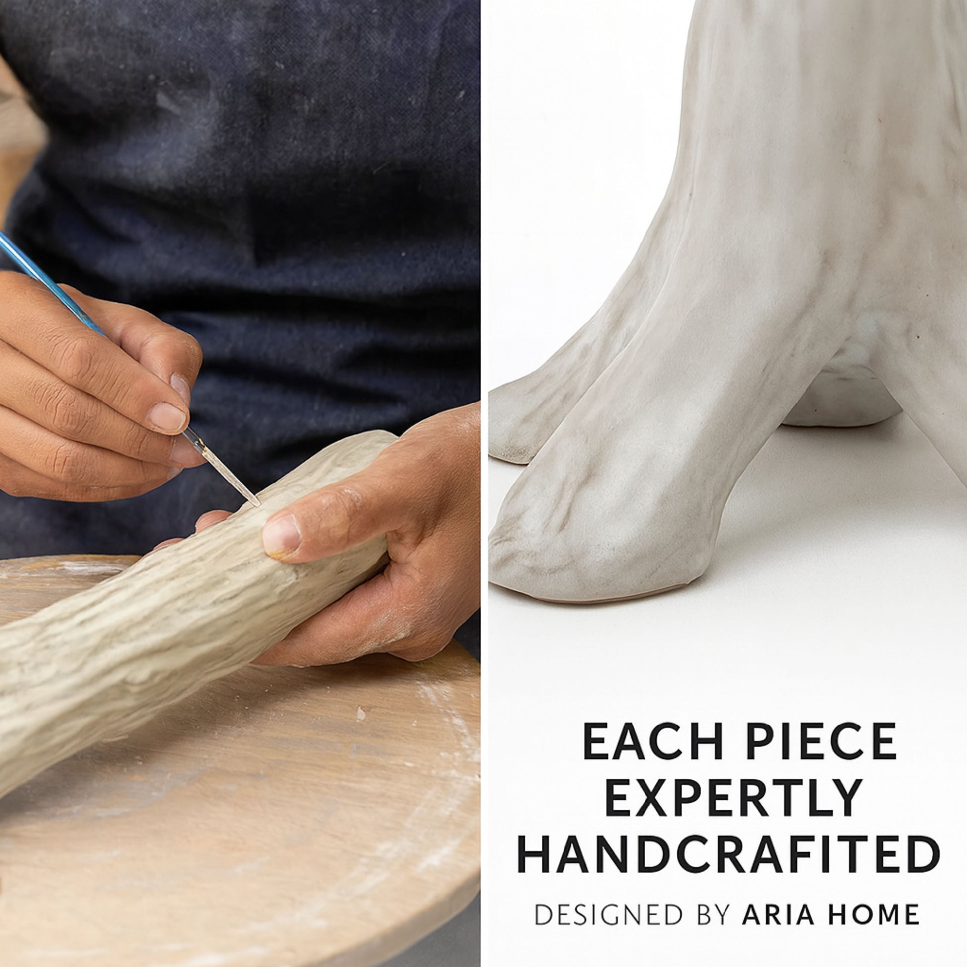 CECA264 WHITE CANDLE HOLDERS