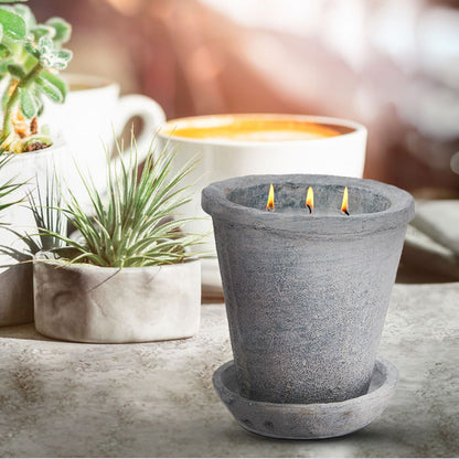 CECA267 CEMENT UNSCENTED CANDLES