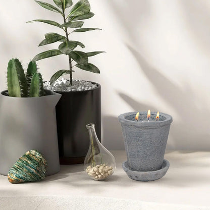 CECA267 CEMENT UNSCENTED CANDLES