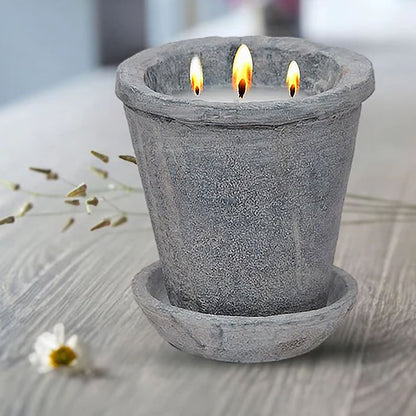 CECA267 CEMENT UNSCENTED CANDLES
