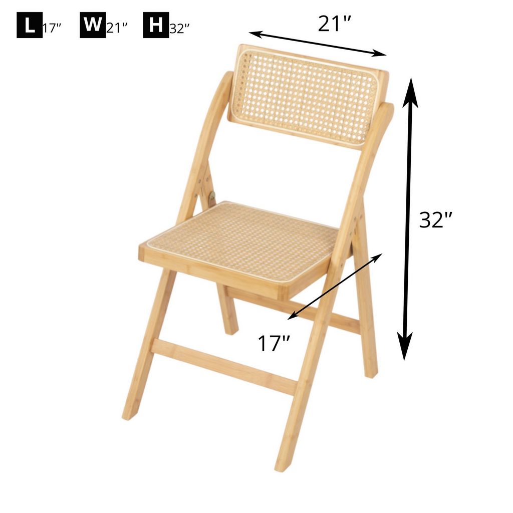 CH470 NATURAL FOLDING CHAIR