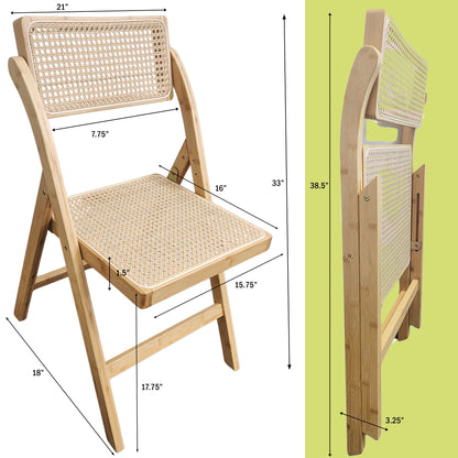 CH470 NATURAL FOLDING CHAIR