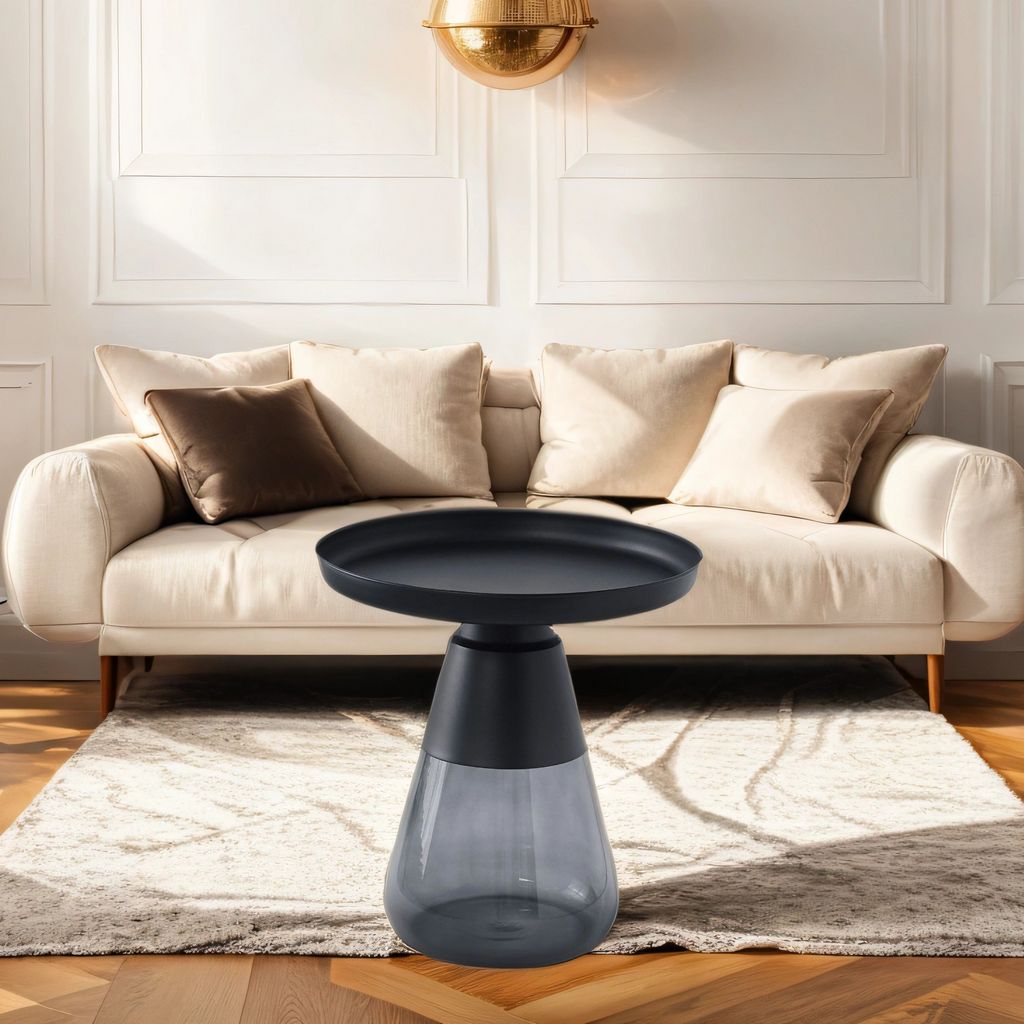 TB471 MAT BLK-GRY BAS NESTING TABLE