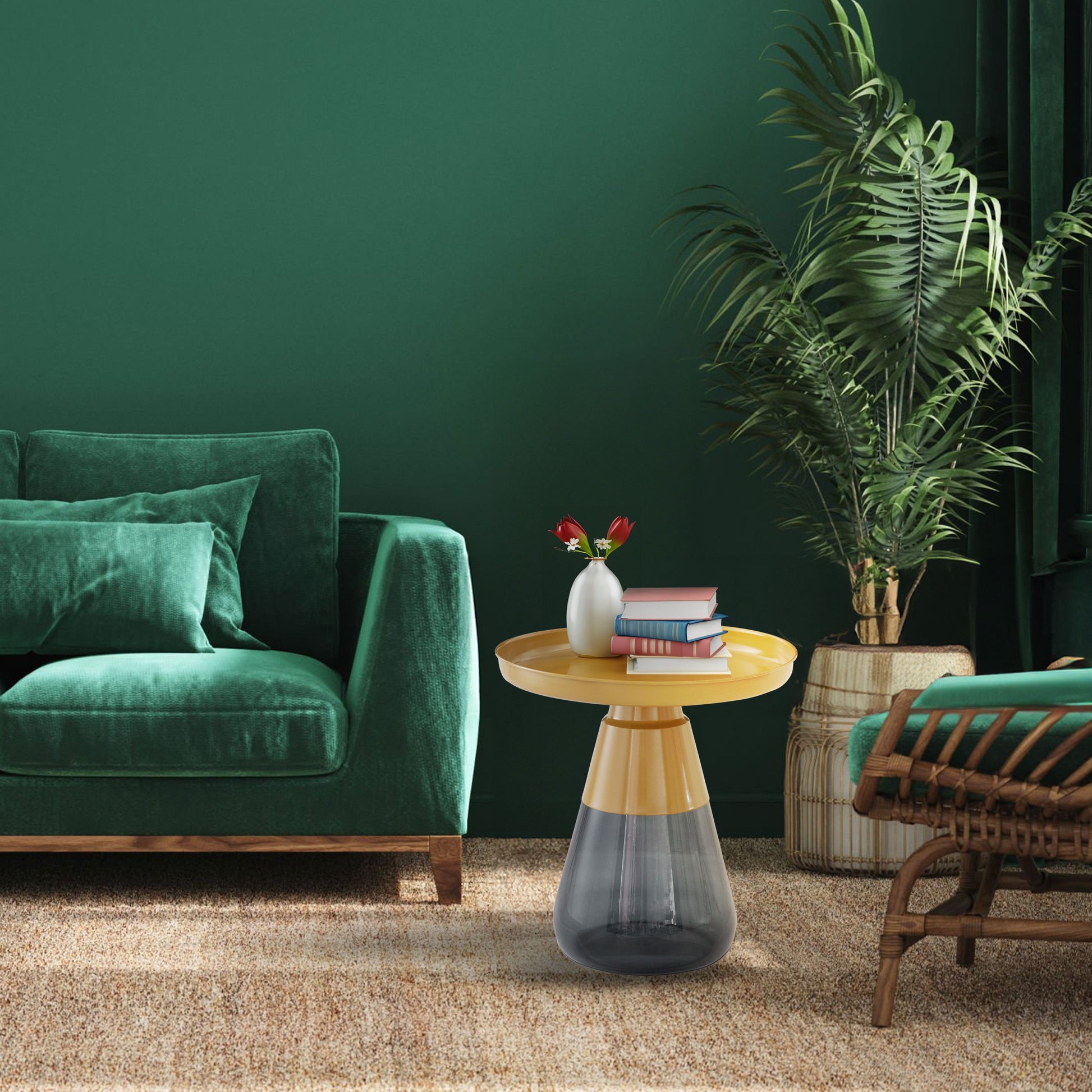 TB471 MATGLDGRY BASE NESTING TABLE
