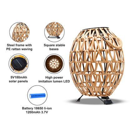 L476 LIGHT BROWN LANTERNS
