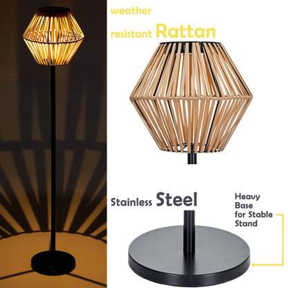 L477 BROWN FLOOR LAMPS LANTERNS