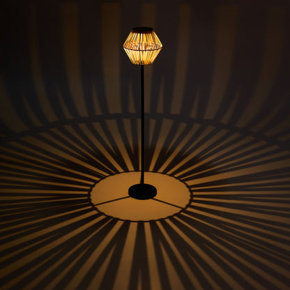 L477 BROWN FLOOR LAMPS LANTERNS