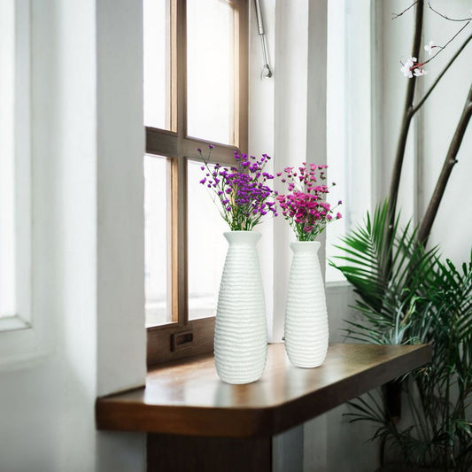 CEVA328 WHITE VASES