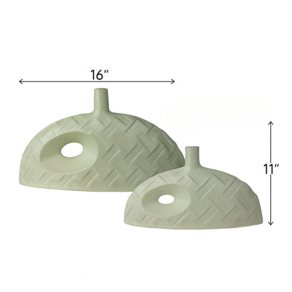 CEDC332 WHITE CERAMIC VASES HOME DECOR DEALS