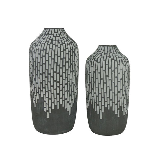 CEDC339 GREY VASES