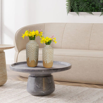 CEDC339 BROWN CERAMIC VASES HOME DECOR DEALS