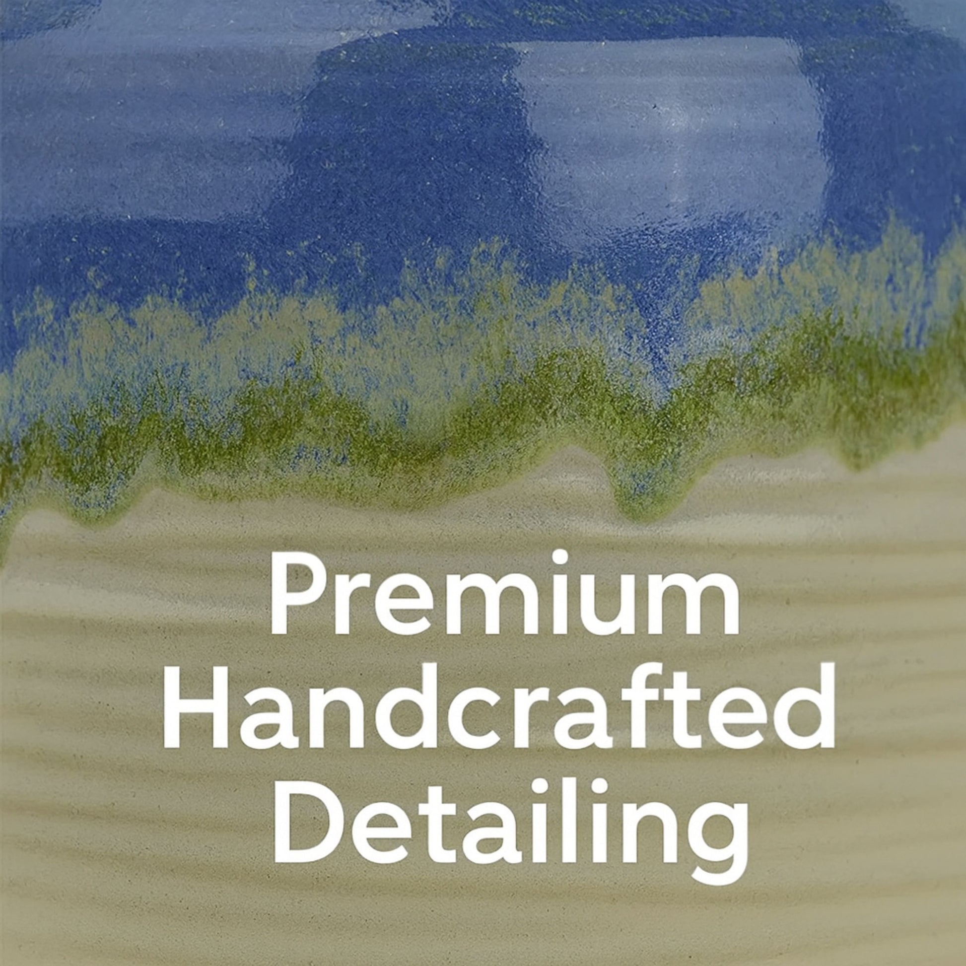 CEDC342 GREEN-WHITE CERAMIC