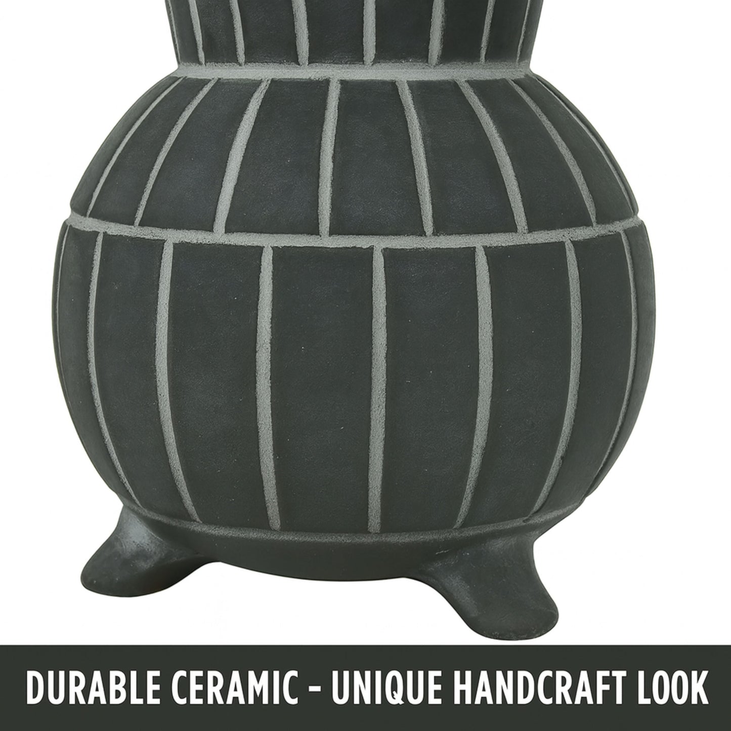 CEDC343 DARK GRAY CERAMIC