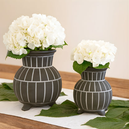 CEDC343 DARK GRAY CERAMIC VASES HOME DECOR DEALS