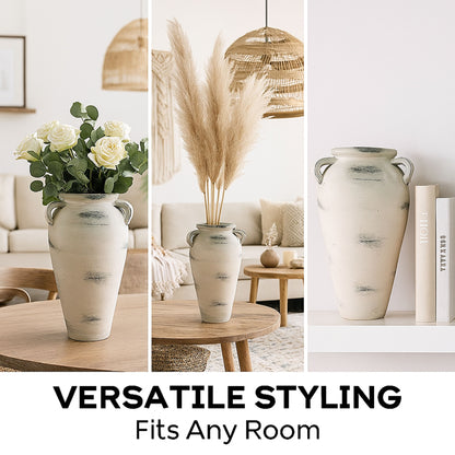 CEJA314 WHITE WASH CERAMIC VASES HOME DECOR DEALS