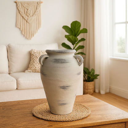 CEJA314 WHITE WASH CERAMIC VASES HOME DECOR DEALS