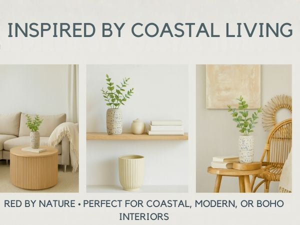 CAVA296 WHITE BLUESPOT CERAMIC