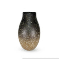 Oblong Ombre Ceramic Vase - Sand to Chocolate Brown | Santa Fe Collection by Aria Home