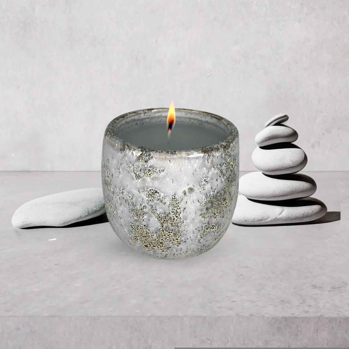 CECA299 STONE CANDLES UNSCENTED
