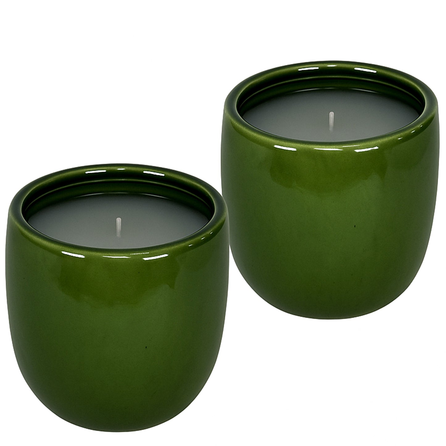 CECA299 GREEN CANDLES UNSCENTED