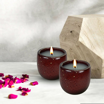 CECA299 RED CANDLES UNSCENTED