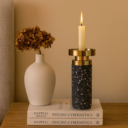 CECA302 GREY GOLD CANDLE HOLDERS HOME DECOR DEALS