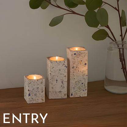 CECA306 WHITE CANDLE HOLDERS HOME DECOR DEALS