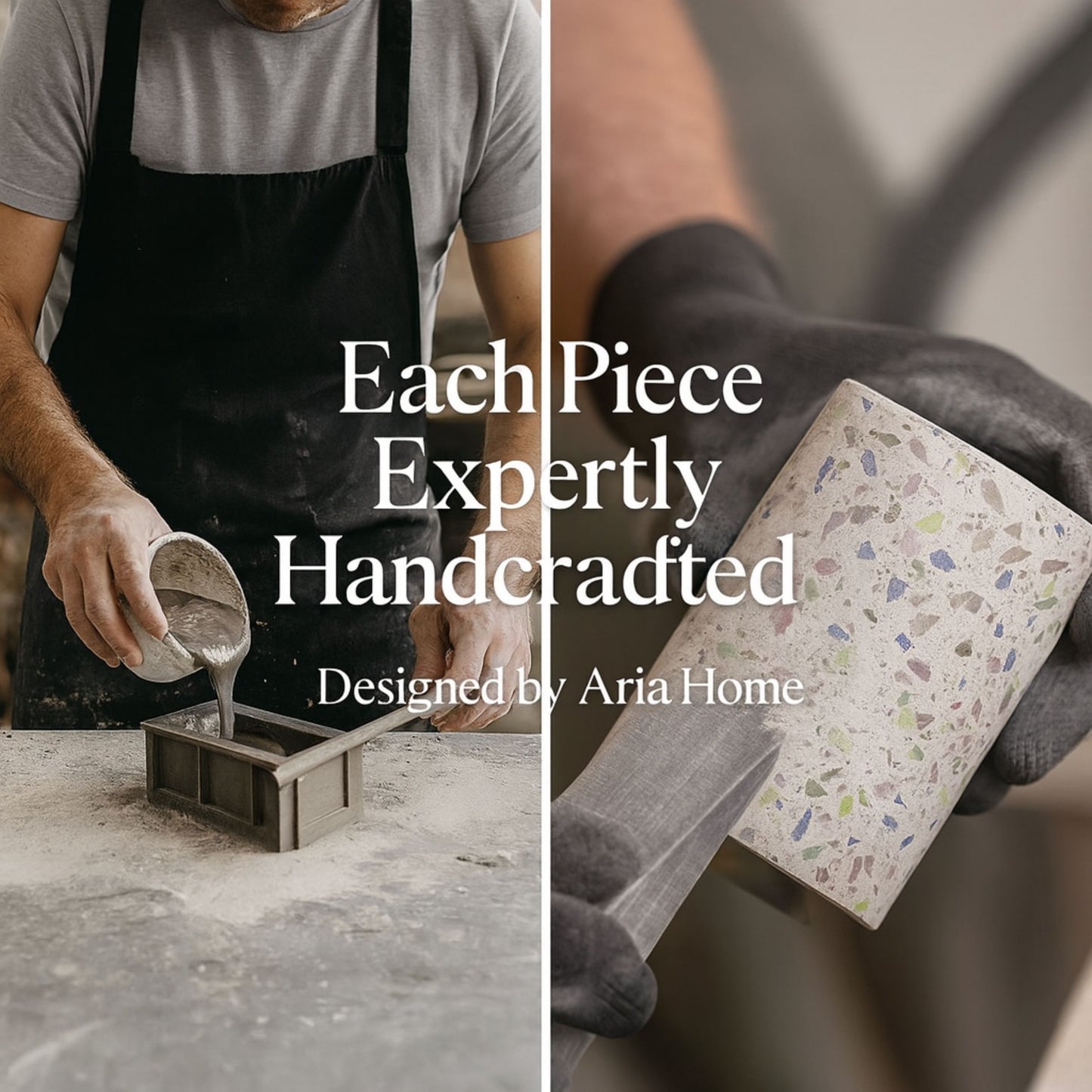 CECA306 WHITE CANDLE HOLDERS