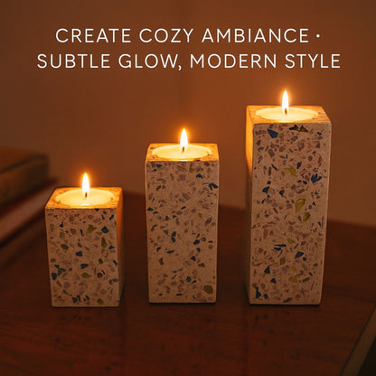 CECA306 WHITE CANDLE HOLDERS HOME DECOR DEALS