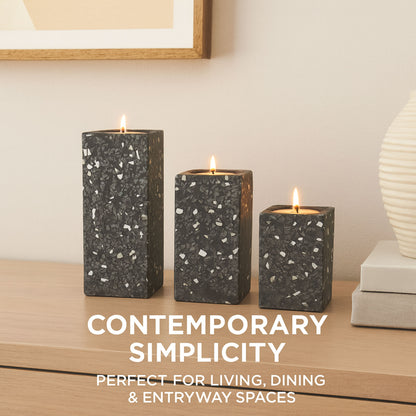 CECA306 BLACK CANDLE HOLDERS HOME DECOR DEALS