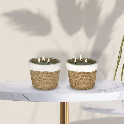 CECA309 LIGHT BROWN CANDLES