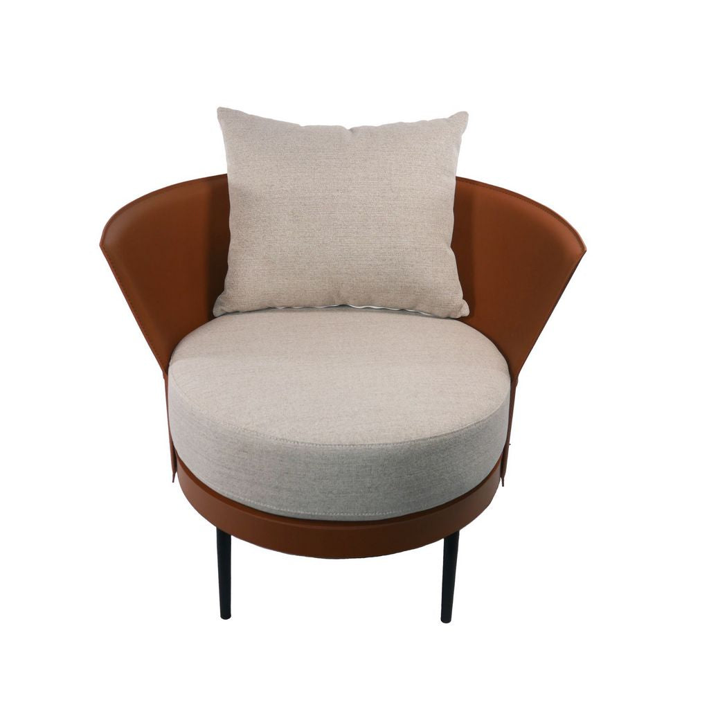 CH458 CARAMEL ARM CHAIR