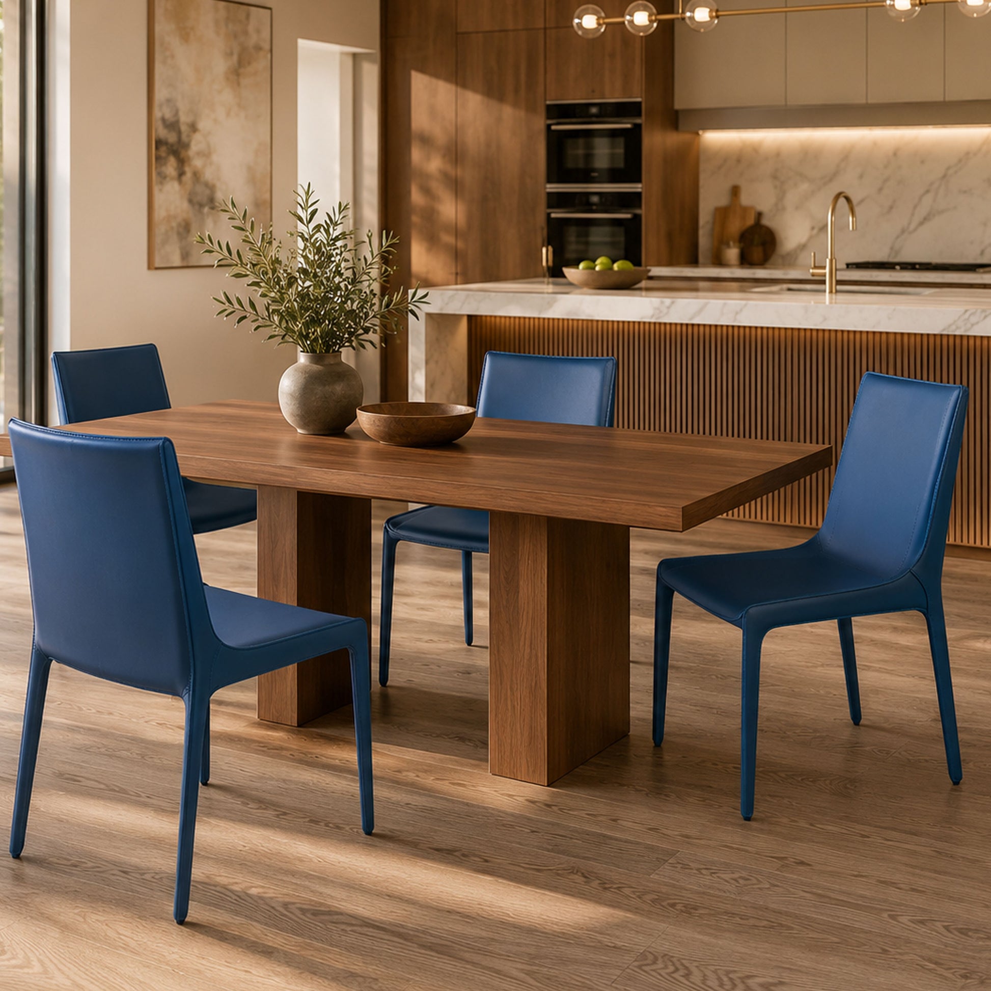 CH459 BLUE DINING CHAIR