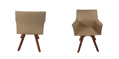 CH462 DARK BEIGE ARM CHAIR