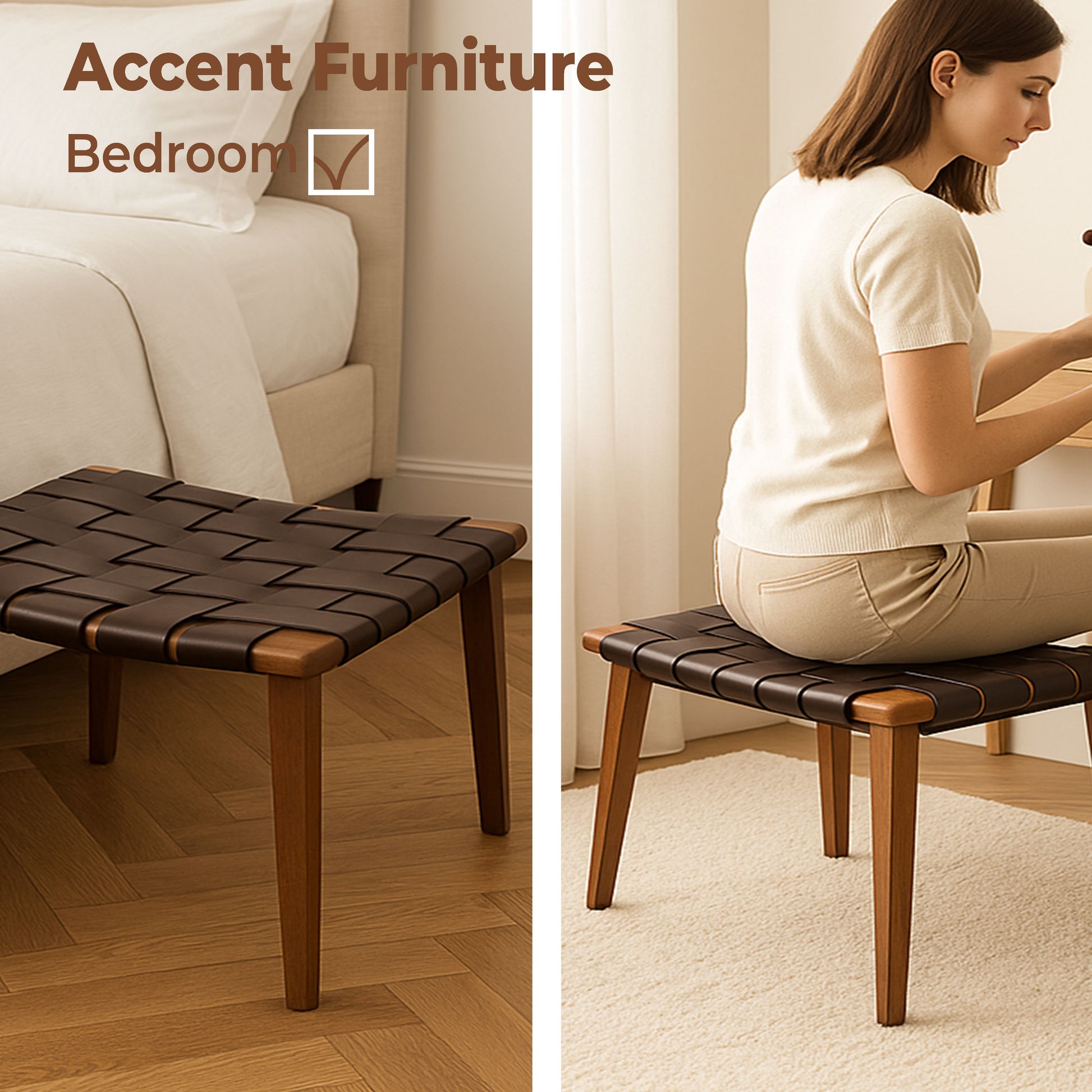 ST463 BROWN STOOL