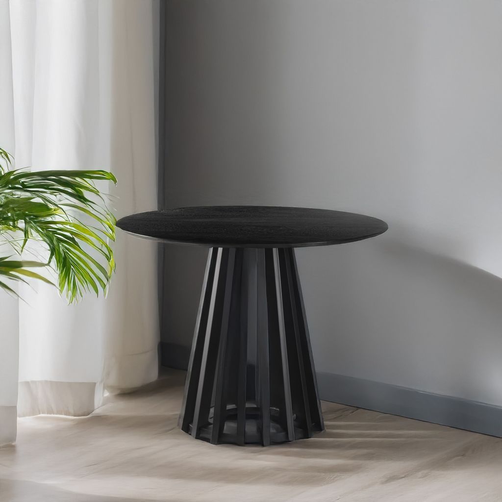 WTB467 BLACK DINING TABLE