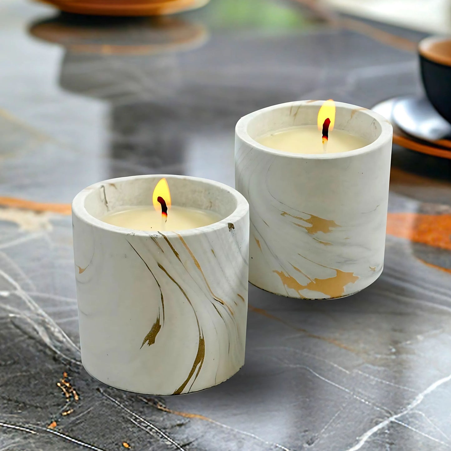CH23-2713W WHITE CANDLES UNSCENTED